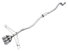 AWE Tuning [17-20 Civic Si] Track Edition Exhaust with Front Pipe and Triple Tips - Chrome Silver