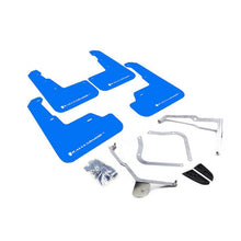 Rally Armor [15-21 WRX/STI Sedan] Mud Flap Blue w/ White Logo