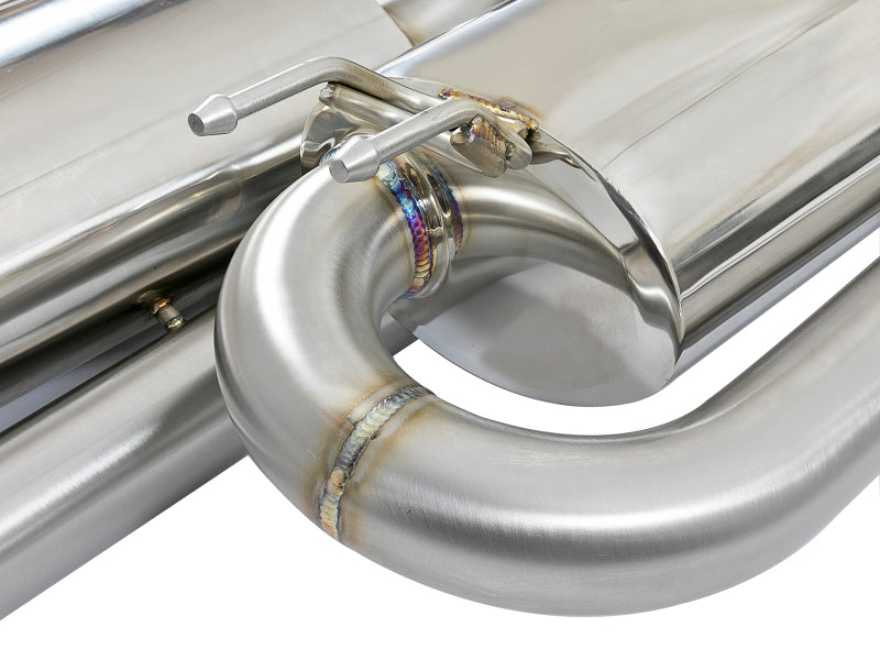 aFe Takeda [17-20 Civic Si] 3-inch 304 Stainless Steel Cat-Back Exhaust System - Polished Tips, Part 49-36621-P