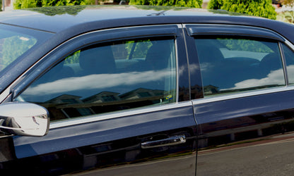 AVS [16-17 Civic] Ventvisor Outside-Mount Window Deflectors, 4-Piece - Smoke