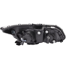 ANZO [12-15 Civic] Projector Headlight Set with U-Bar - Clear Lens, Black Housing