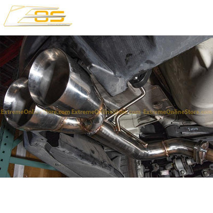 Extreme Online Store 15-21 Subaru WRX / STi Muffler Delete Axle Back 4 Inch Quad Tips Exhaust