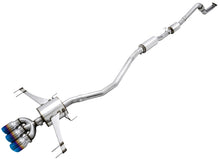 AWE Tuning [17-21 Civic Type R] Touring Edition Exhaust with DualPhase Mid Pipe and Front Pipe - Triple Vapor Blue Tips, AWE3015-49333