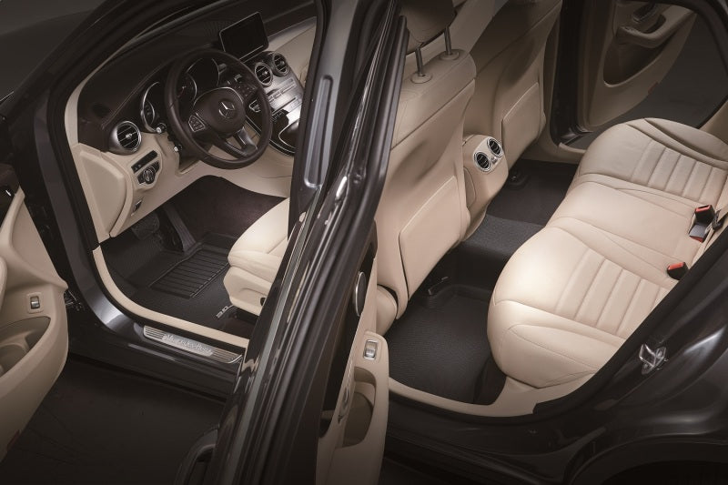 3D MAXpider [14-17 Q50] KAGU Series Floor Mats, Full Set - Black