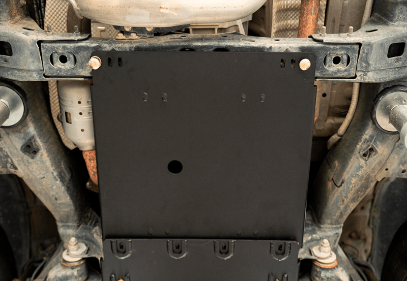 Cali Raised LED 05 - 23 Toyota Tacoma Transmission Skid Plate – Steel with Powder Coat Finish | calCR3650 - JDMuscleSPK801175