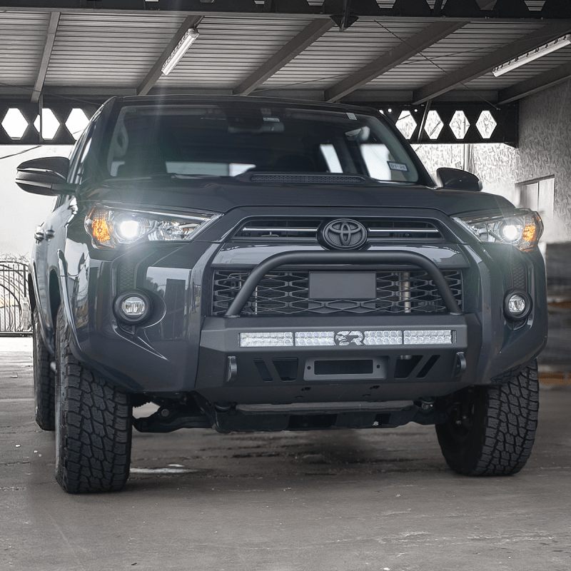 Cali Raised LED 14 - 24 Toyota 4Runner Stealth Bumper Bull Bar – Rugged Front Protection | calCR4111 - JDMuscleSPK800486