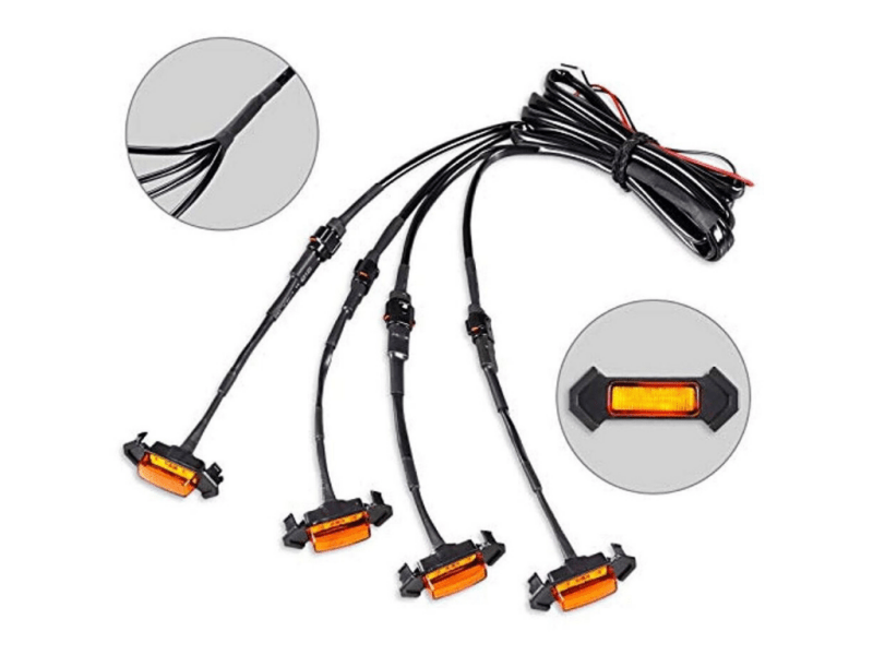 Cali Raised LED 16 - 23 Toyota Tacoma TRD Pro Grille Raptor LED Light Kit | calCR3688 - JDMuscleSPK801320