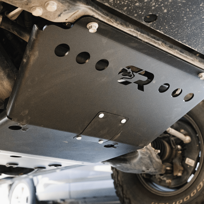 Cali Raised LED Front Skid Plate for 05 - 23 Toyota Tacoma – Steel with Powder Coat Finish | calCR3647 - JDMuscleSPK801180