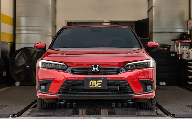 MagnaFlow [22-26 Civic] Sport 2.0L Sedan NEO Cat-Back Exhaust System - Carbon Fiber Tip, Part 19610