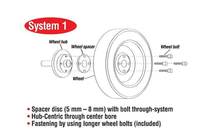 Eibach [09-15 370Z] Pro-Spacer Wheel Spacer Kit 10mm - S90-6-10-004