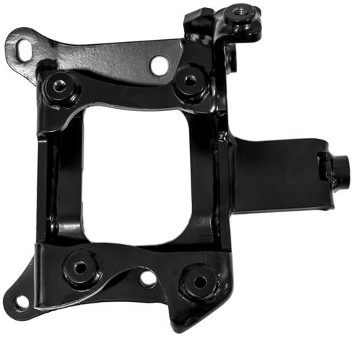 Innovative [88-91 Civic/CRX] B-Series Conversion A/C Bracket for D-Series Sanden Compressor - Black Steel