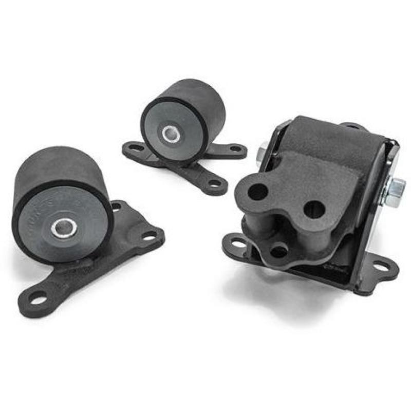 Innovative Mounts [96-00 Civic] B/D Series Steel Motor Mounts with 60A Bushings, 3-Bolt - Black
