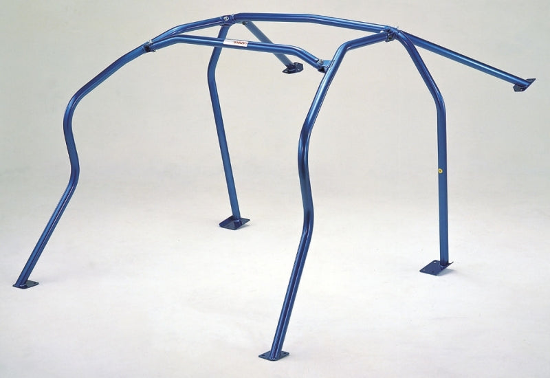 Cusco [15-21 WRX/STI] 7-Point Dash-Through Roll Cage - Chromoly Blue, LHD