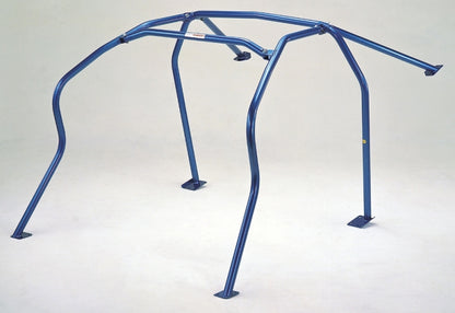Cusco [15-21 WRX/STI] 7-Point Dash-Through Roll Cage - Chromoly Blue, LHD