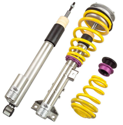 KW V3 Coilover Kit [92-93 Civic] Coupe, Hatchback, Sedan with Rear Lower Fork Mounts - Stainless Steel