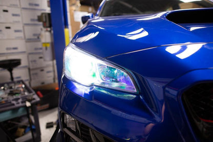 Chameleon Headlight Overlays - 2015 - 2020 WRX / STI - JDMuscleHeadlights15WRXHLCH