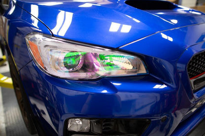 Chameleon Headlight Overlays - 2015 - 2020 WRX / STI - JDMuscleHeadlights15WRXHLCH