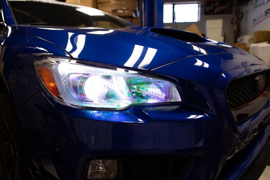 Chameleon Headlight Overlays - 2015 - 2020 WRX / STI - JDMuscleHeadlights15WRXHLCH