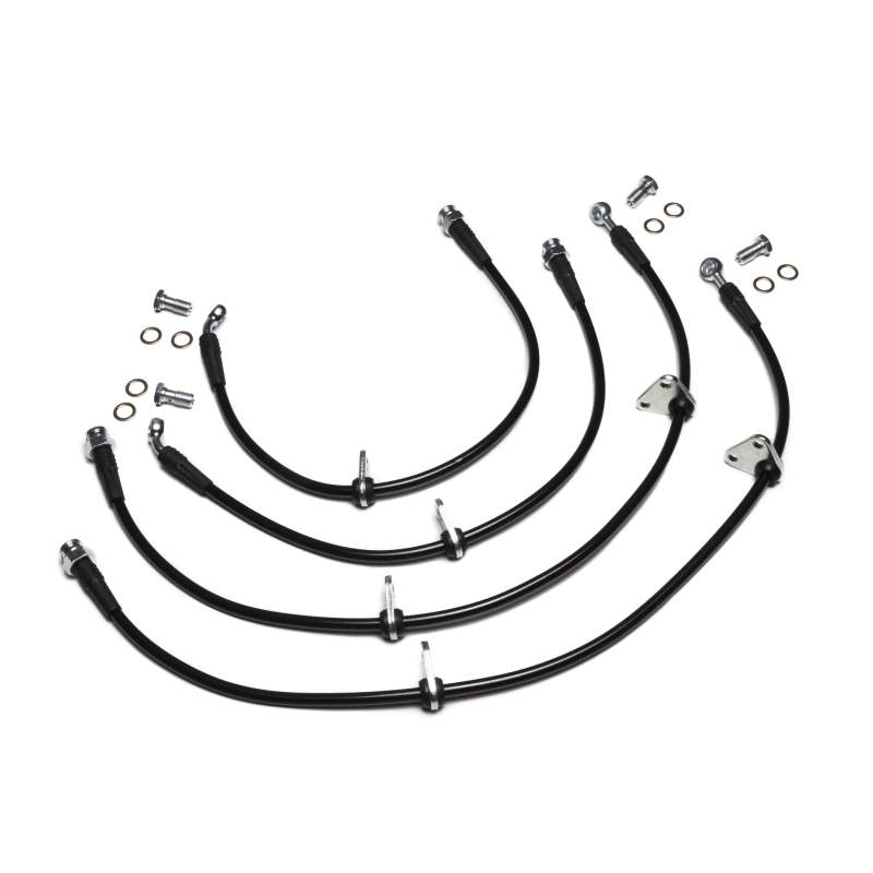 Chase Bays 02 - 07 Subaru Impreza WRX | Excl STi Caliper Brake Lines - Front & Rear Lines - JDMuscleSPKchbCB-WRX-FW