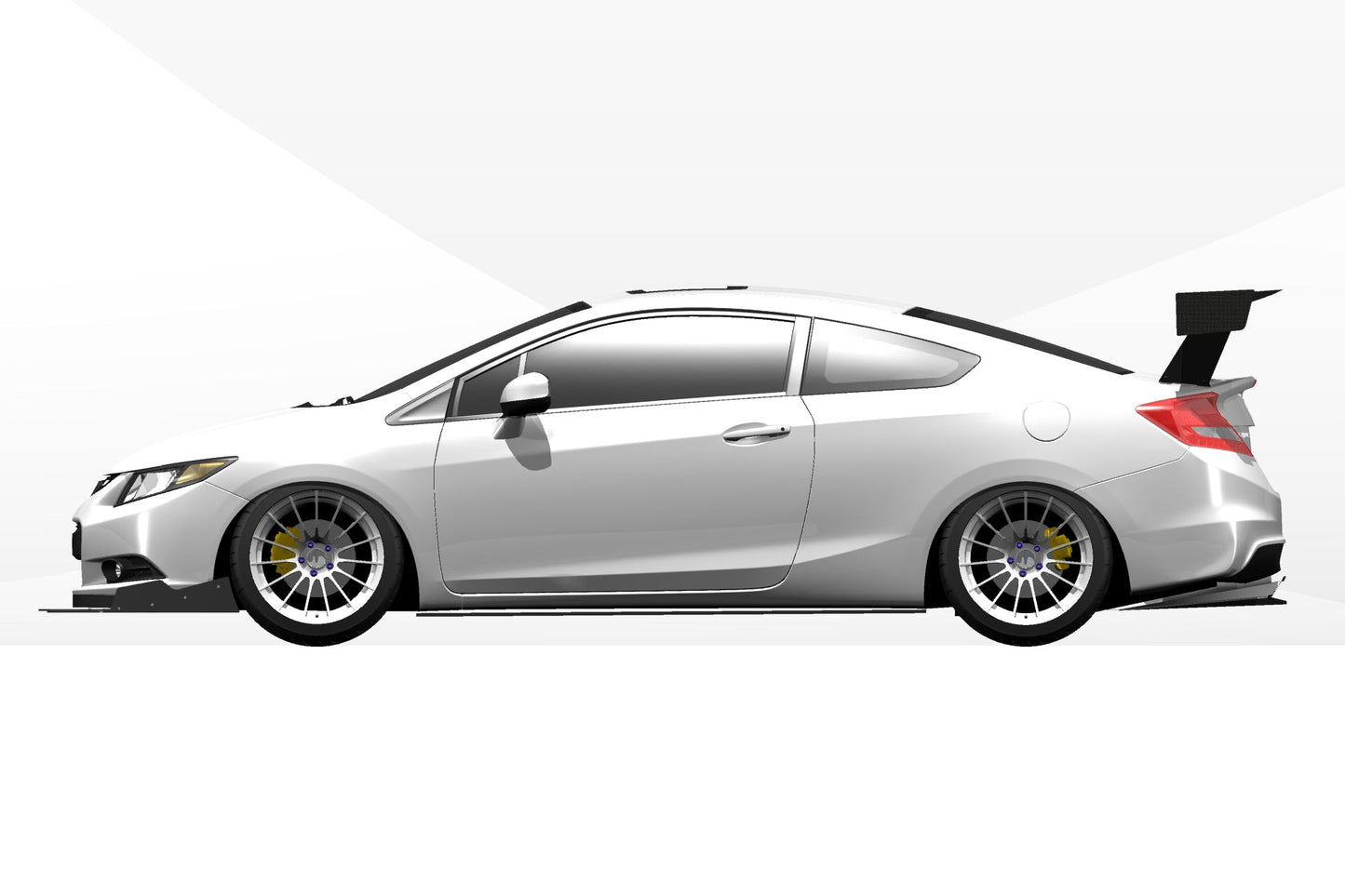 Epsilon+ [12-15 Civic Coupe FG4] Diffuser V1+