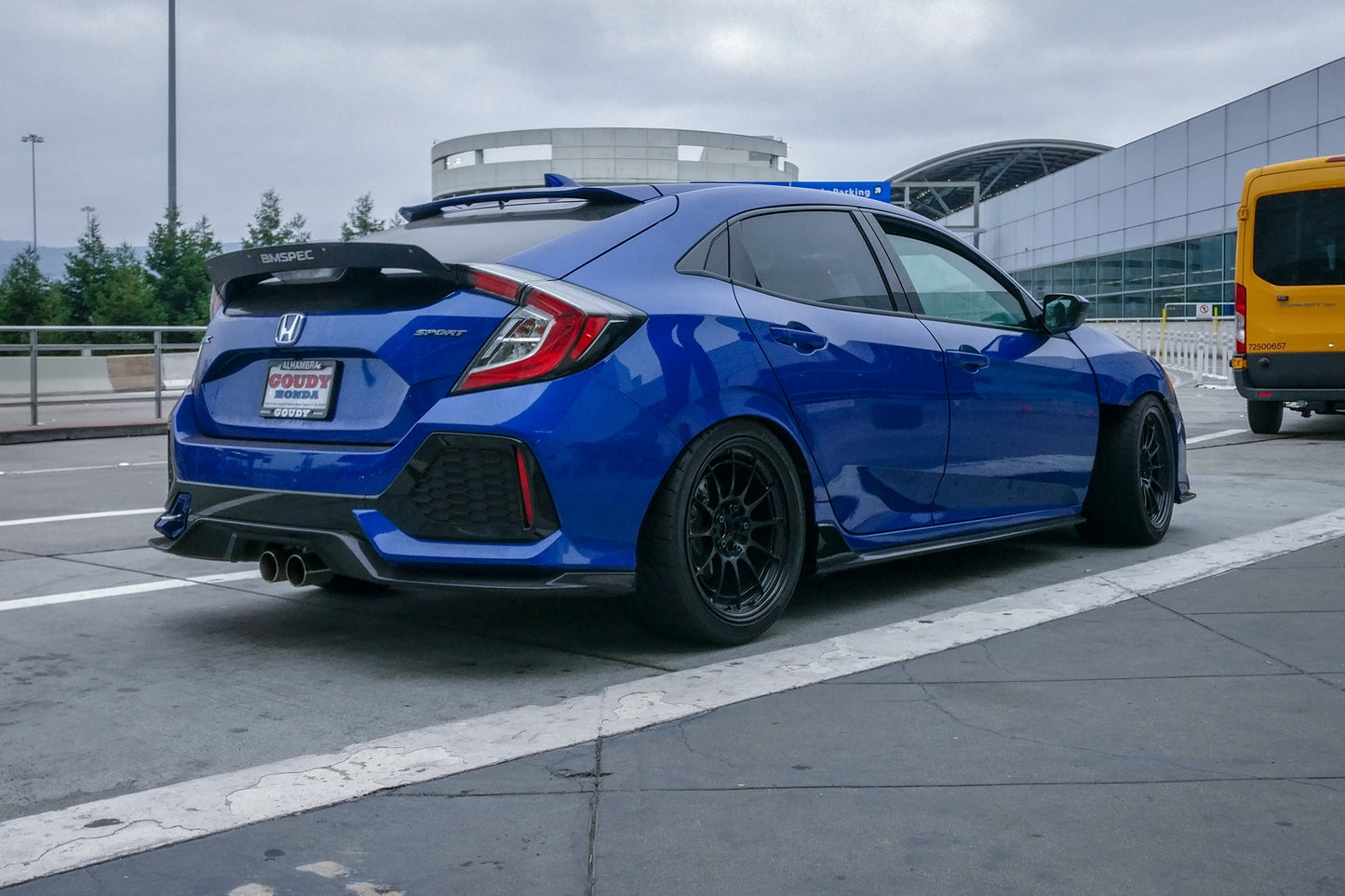 Epsilon+ [16-21 Civic Hatchback FK7] Spoiler Extension
