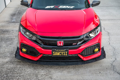 Epsilon+ [17-21 Civic Si Coupe/Sedan FC1/FC3] Front Splitter