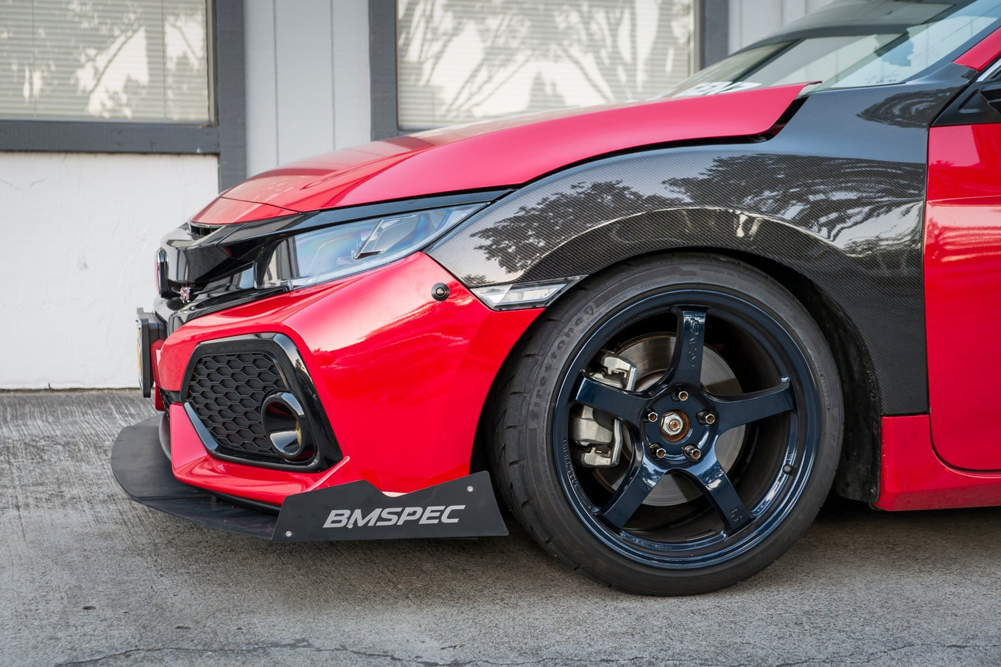 Epsilon+ [17-21 Civic Si Coupe/Sedan FC1/FC3] Front Splitter