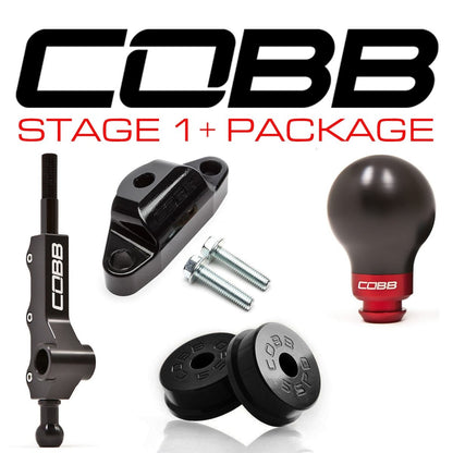 Cobb [02 - 07 WRX] 5MT Stage 1+ Drivetrain Package w/Wide Barrel Shifter - JDMuscleShifter and Bushing Comboscobb212X01P-BK