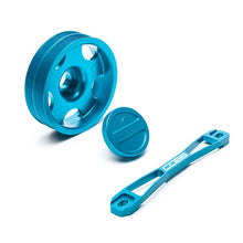 Cobb [02 - 14 WRX, 04 - 14 STI] Main Pulley/Oil Cap/Battery Tie Down Package - Teal - JDMusclePulleyscobbSUB00003AQ