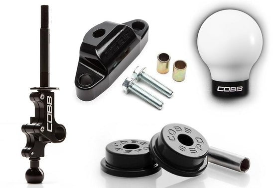 COBB 04 - 21 STI Stage 1+ Drivetrain Package - JDMuscleShifter and Bushing Comboscobb215X01P-BK