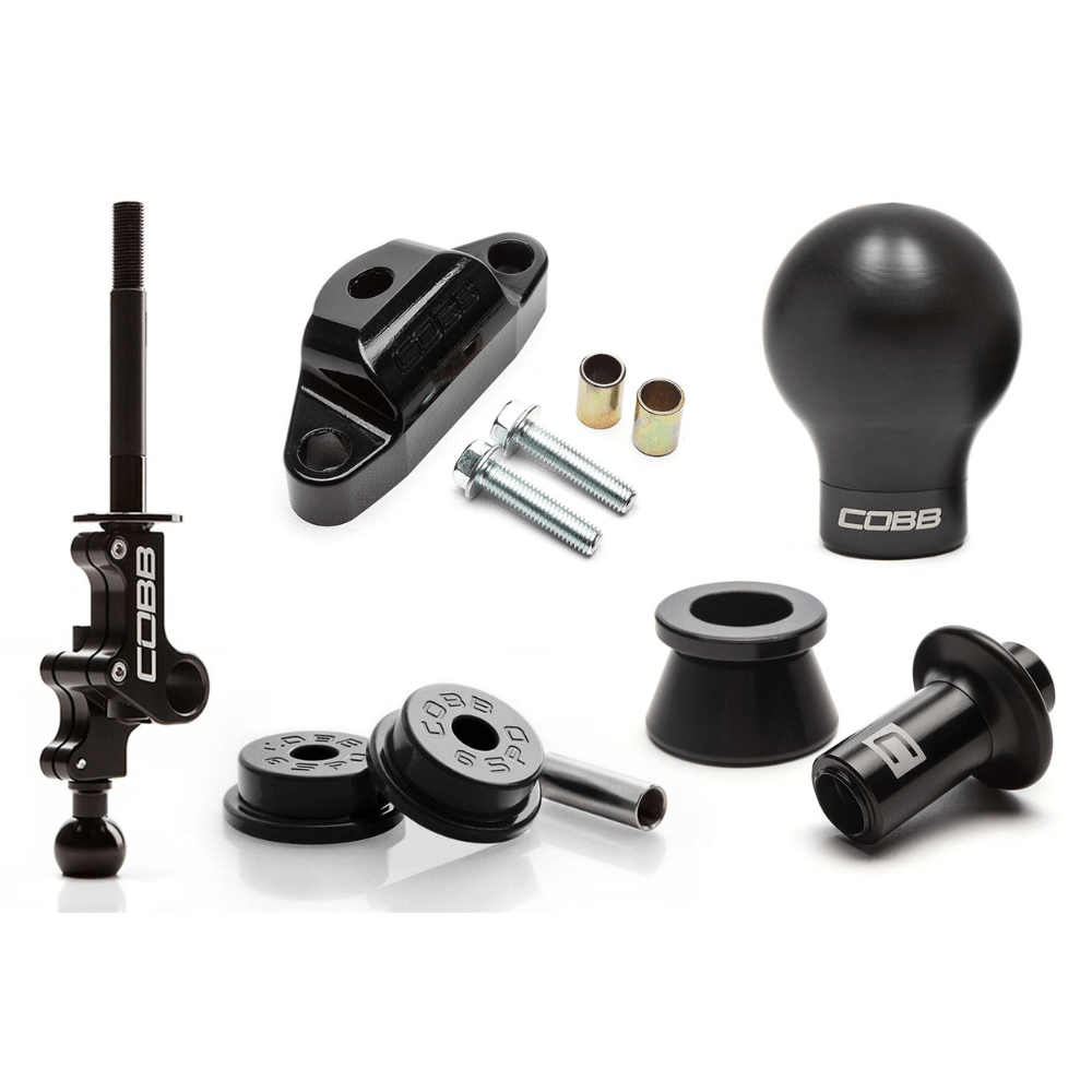 COBB [04 - 21 STI] Stage 2+ Drivetrain Package | 215X02P - JDMuscleShifter and Bushing Comboscobb215X02P-RD-Knob-W-RD-LockoutRed Race Knob & Reverse Lockout Pull - White/Race Red