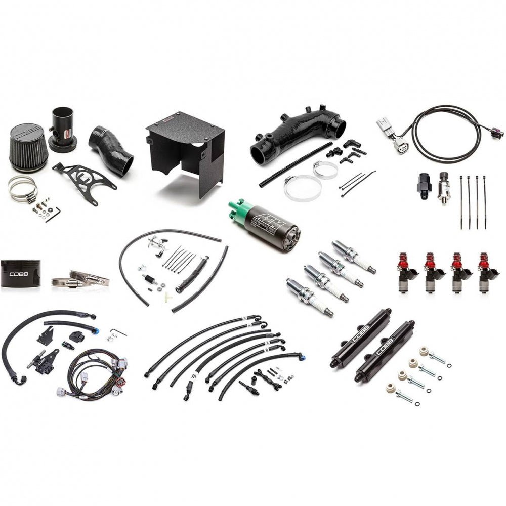 Cobb [08 - 14 STI] Stg 1 to NexGen Stg 2+ Flex Fuel Power Package - Black - JDMuscleEngine Package DealscobbSUB003NG2S1FF-S1-UP-BK