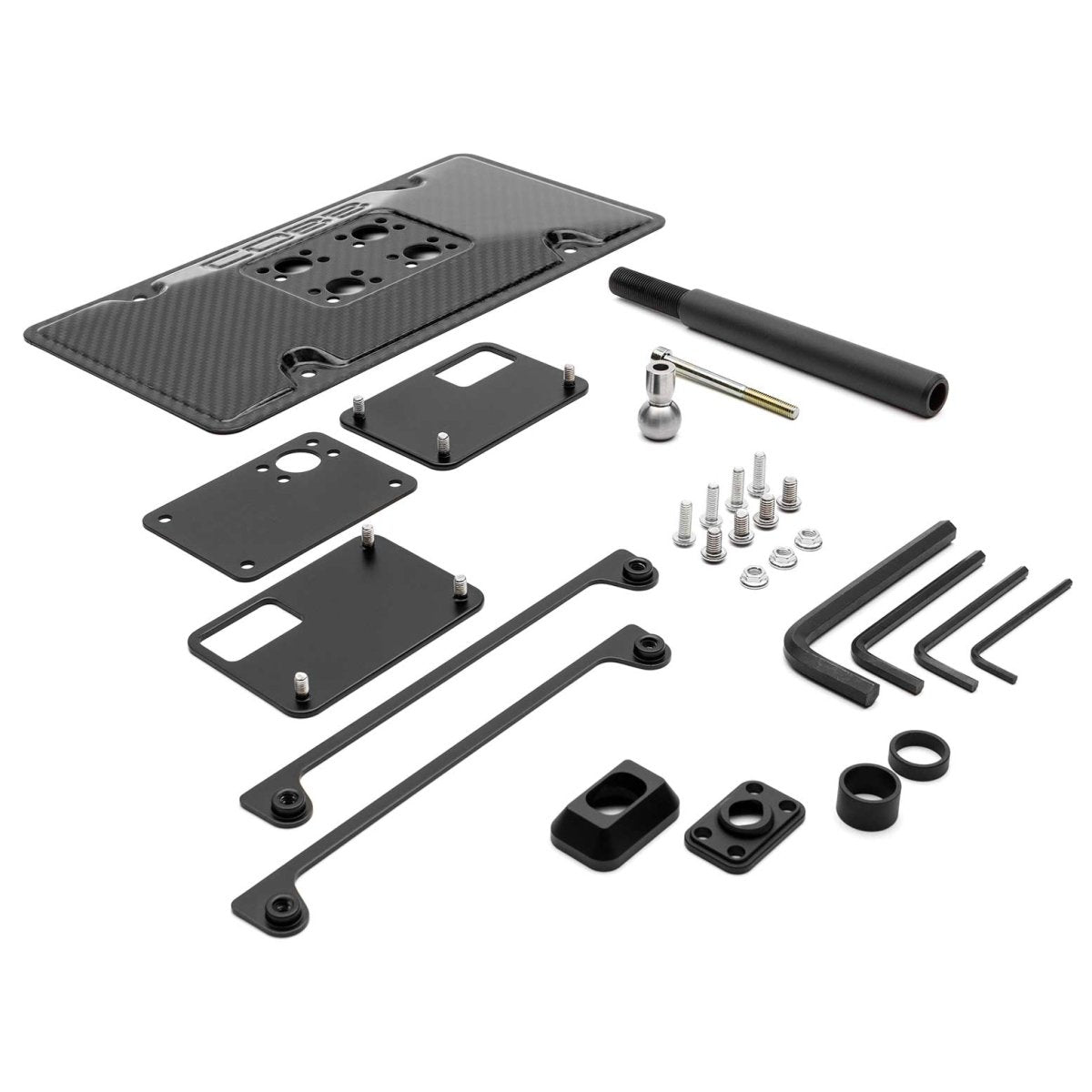 COBB [08-14 Subaru WRX/STI] Redline Carbon Fiber License Plate Relocation Mount - JDMuscleLicense Plate Relocation Kitscobb861630
