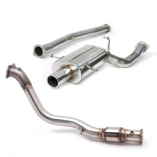 Cobb [11 - 14 STI Sedan, 11 - 14 WRX Sedan] Turboback Exhaust System - Titanium - JDMuscleTurbo Back Exhaustscobb515322TI