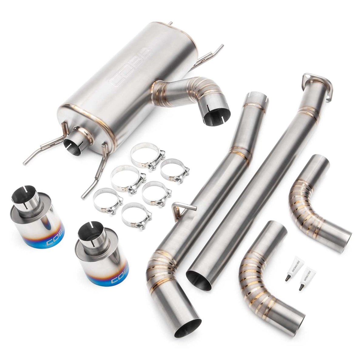 Cobb 12 - 23 BRZ, 17 - 23 GT86/GR86, 12 - 16 FRS Titanium Catback Exhaust - JDMuscleCat Back Exhaust Systemcobb5Z1160