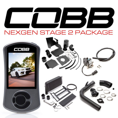 Cobb [15 - 21 WRX] NexGen Stage 2 Power Package w/SF Intake - Black - JDMuscleEngine Package DealscobbSUB004NG2W2-BK