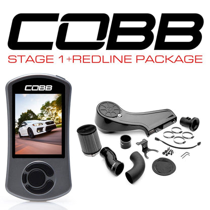 Cobb [15 - 21 WRX] Stage 1+ Redline Carbon Fiber Power Package - JDMuscleEngine Package DealscobbSUB0040W1P-RED