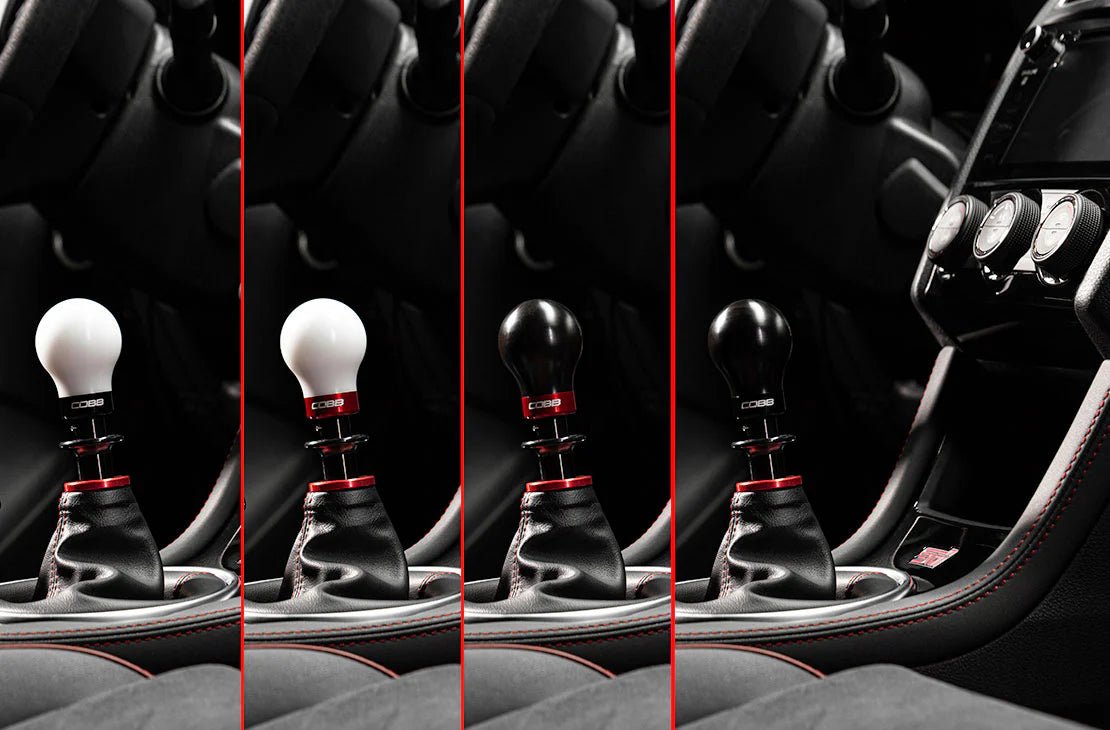 Cobb 15 - 22 WRX Stage 1+ Drivetrain Package w/WEIGHTED COBB KNOB - Black - JDMuscleShift KnobscobbSUB0DT011P-WK-BK