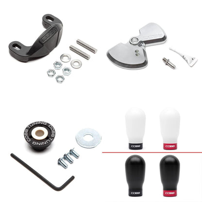 Cobb [15 - 26 WRX] Stage 1+ Drivetrain Package - Tall Weighted Shift Knob - JDMuscleShifter and Bushing ComboscobbSUB0DT011P-TW-W