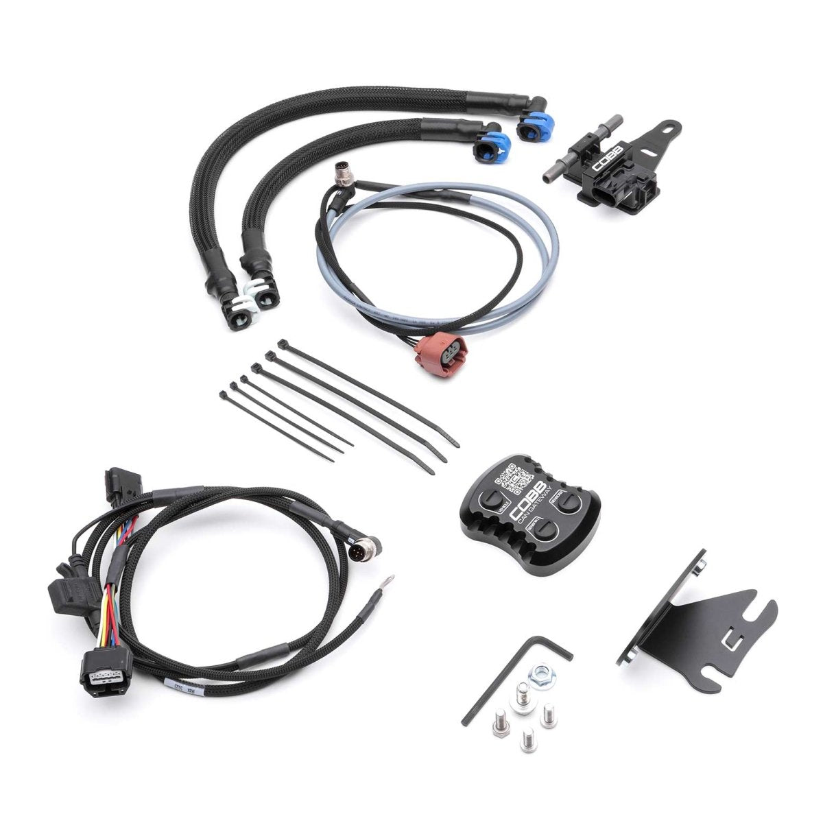 Cobb [18 - 21 WRX] Stage 1+ to NexGen Stage 2 + CAN Flex Fuel Power Package - Silver - JDMuscleEngine Package DealscobbSUB004NG2W-SL2FF-S1P-UP