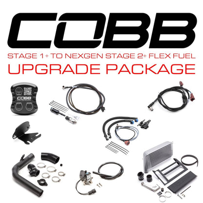 Cobb [18 - 21 WRX] Stage 1+ to NexGen Stage 2 + CAN Flex Fuel Power Package - Silver - JDMuscleEngine Package DealscobbSUB004NG2W-SL2FF-S1P-UP