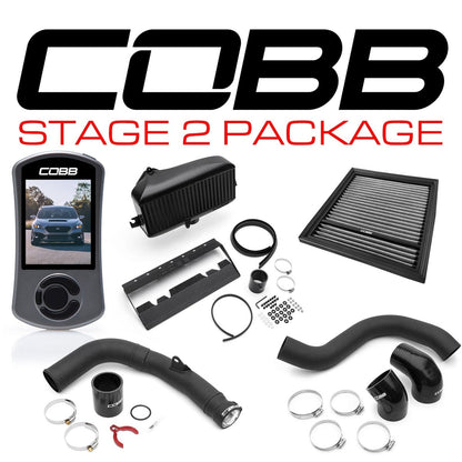 Cobb [22 - 23 WRX] Stage 2 Power Package - Black - JDMuscleEngine Package DealscobbSUB0060020-BK