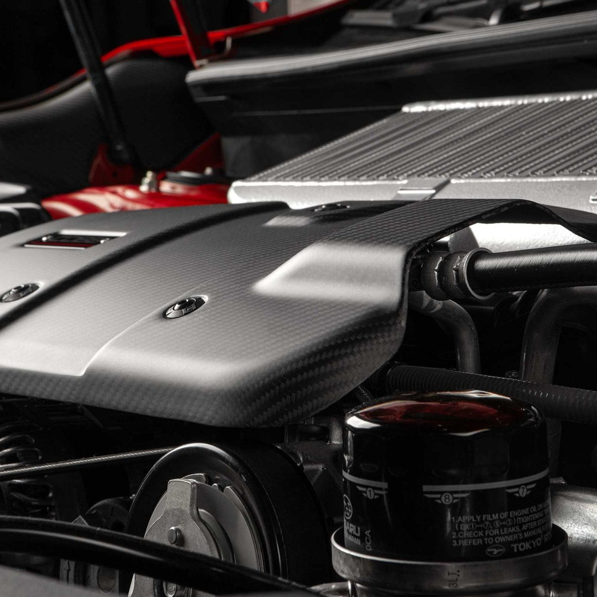 COBB [22 - 26 WRX] Redline Matte Carbon Fiber Engine Cover - JDMuscleEngine Coverscobb446610-RMC