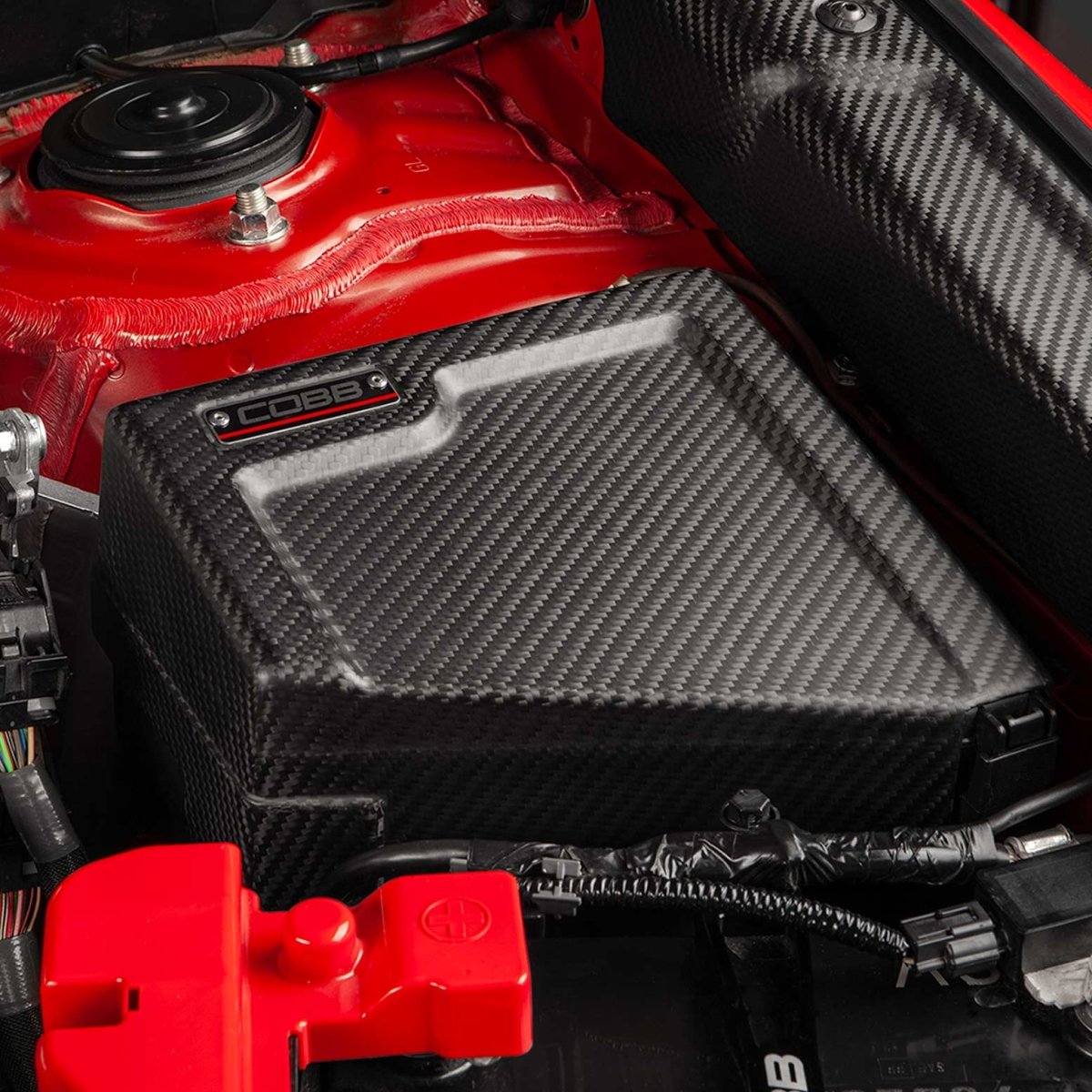 COBB [22 - 26 WRX] Redline Matte Carbon Fiber Fuse Cover Driver Side - JDMuscleFuse Box Coverscobb846665-DRIVER-RMC
