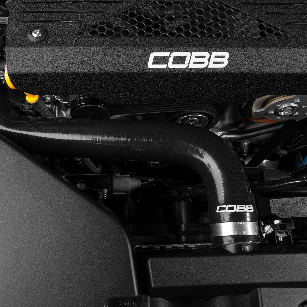 Cobb [22 - 26 WRX] Silicone Radiator Hose Kit - Black - JDMuscleRadiator HosescobbB46410-BK