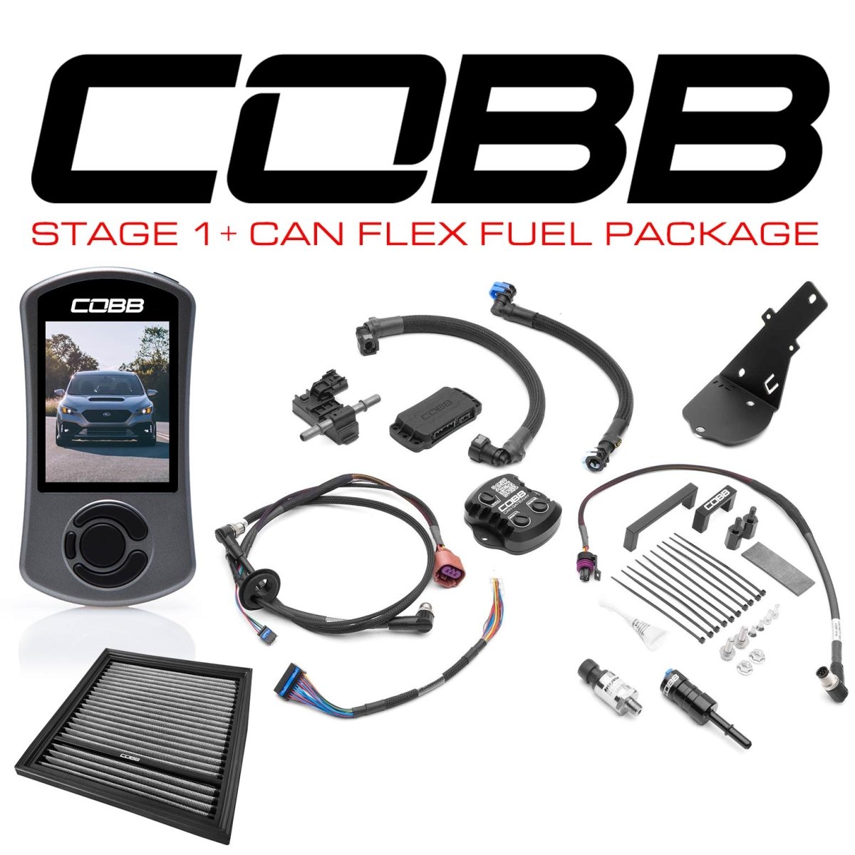 Cobb [22 - 26 WRX] Stage 1+ CAN Flex Fuel Power Package - JDMuscleEngine Package DealscobbSUB0060010-FF