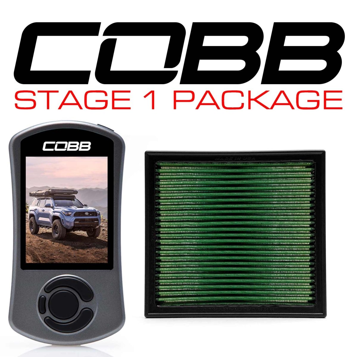 COBB [25 4Runner Non-Hybrid*] Stage 1 Power Package - Performance Upgrade - JDMuscleEngine Package DealscobbTOY0020010