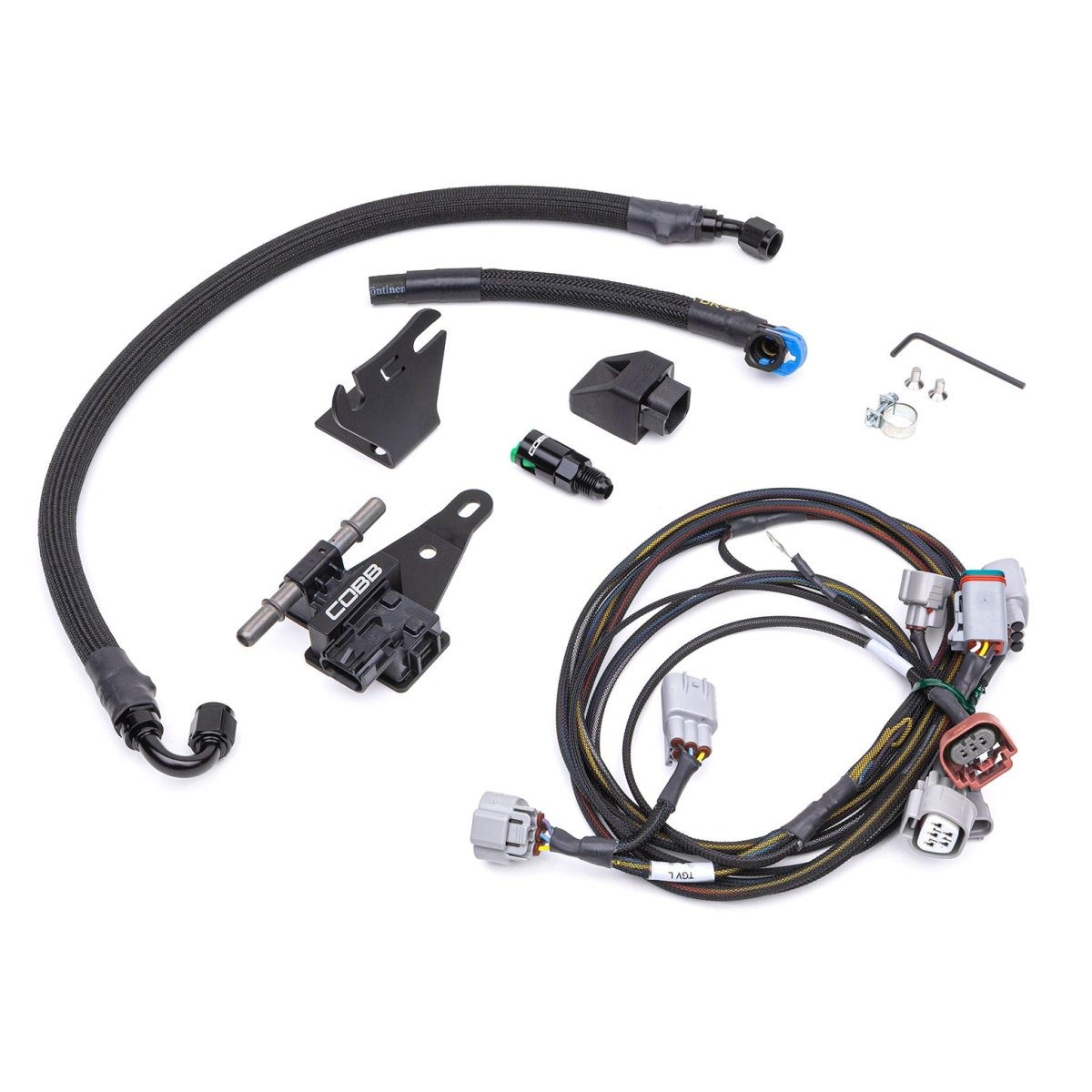 COBB 19-21 STI / 18 STI Type RA NexGen Stage 1 to Stage 2 + Flex Fuel Power Package Upgrade w/ Black Intake | SUB004NG2S2FF-S1-UP-BK