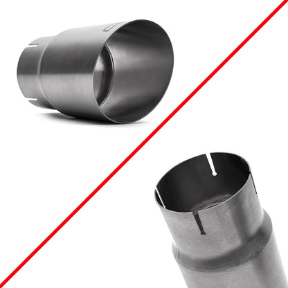 Cobb Subaru 02 - 07 WRX, 04 - 07 STI Tip Kit - Brushed Titanium - JDMuscleExhaust Tips and Silencerscobb512140-NB