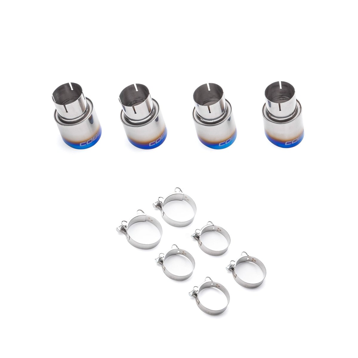 Cobb Subaru 11 - 14 WRX, 11 - 21 STI Tip Kit - Blued Titanium - JDMuscleExhaust Tips and Silencerscobb515145-B
